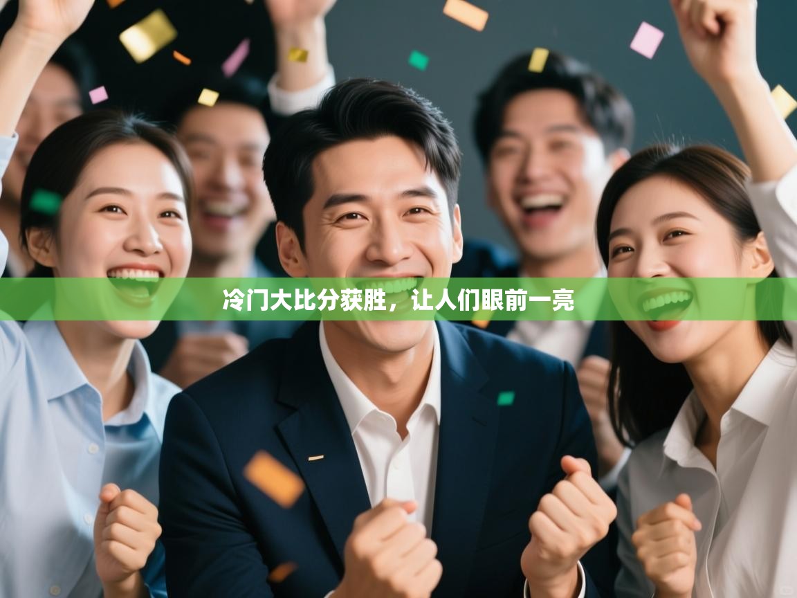 冷门大比分获胜，让人们眼前一亮